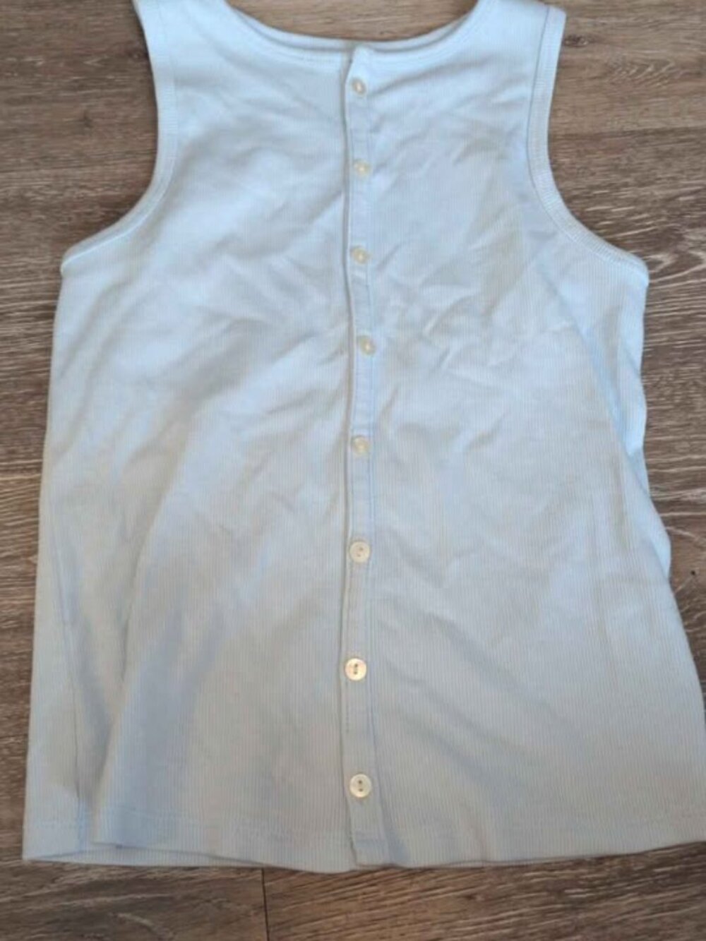 Abercrombie Kids Ribbed Button-Front Tank Top Size 13/14